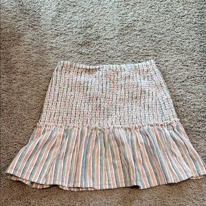 American Eagle Outfitters Multicolor Striped A-Line Skirt